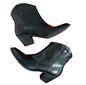 Gap Western Ankle Boots Women's Black Booties Size 7.5